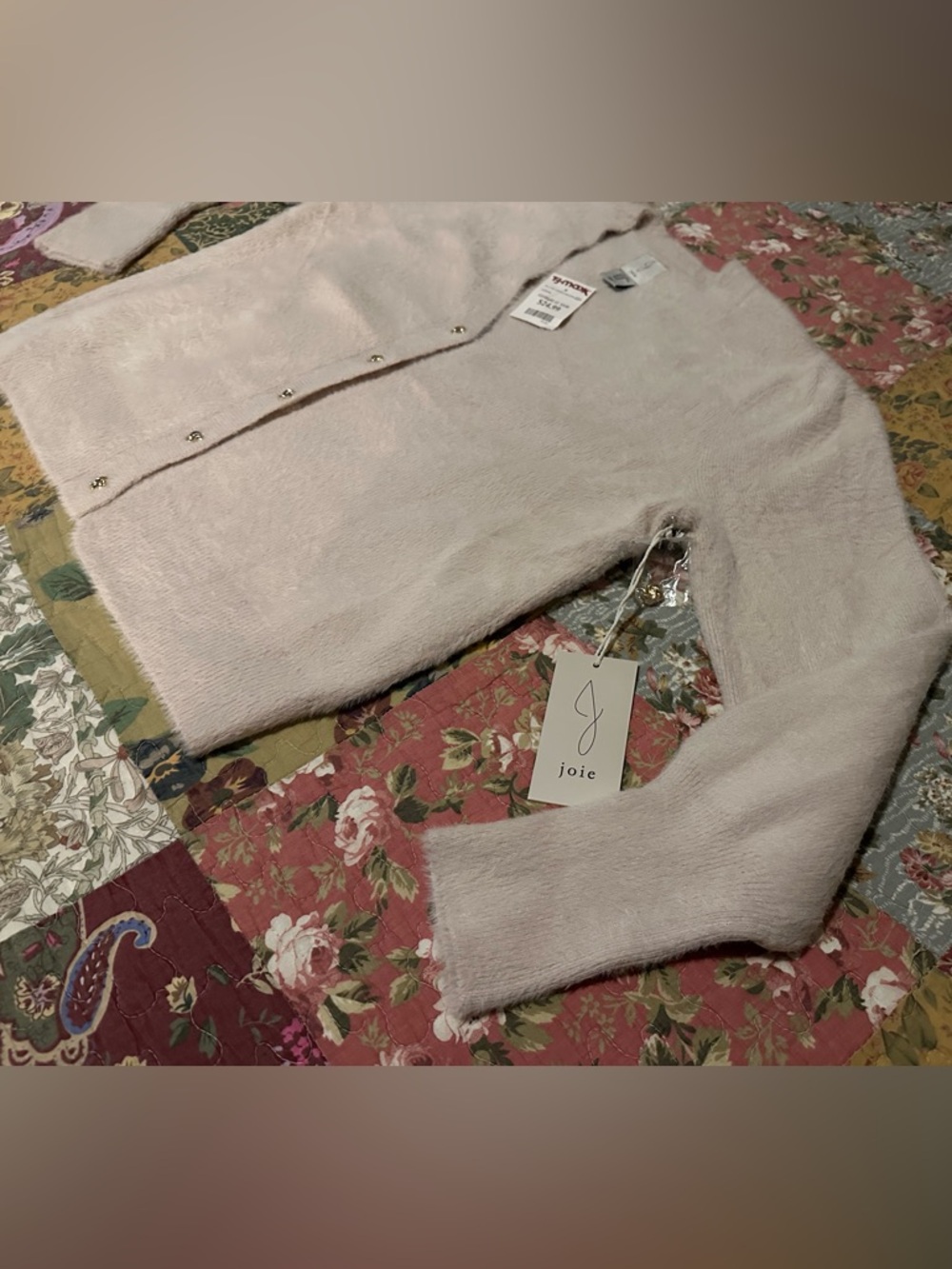 Joie soft fuzzy cardigan. NWT. XL - Picture 2 of 8